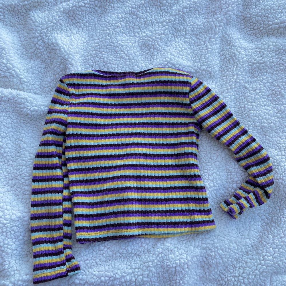 Striped Ribbed Sweater - Picture 3 of 4